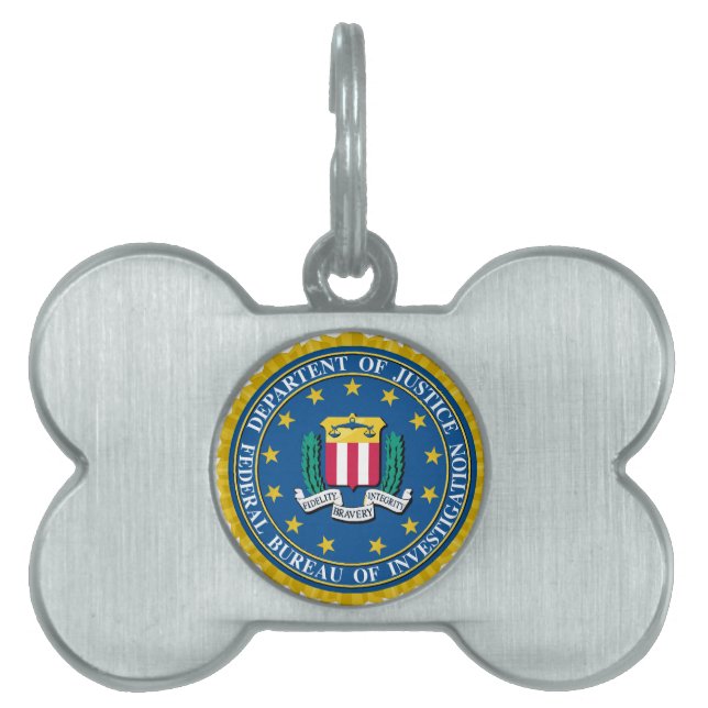 FBI Seal ID-bricka Husdjur (Framsidan)