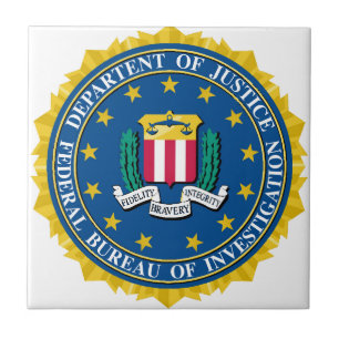 FBI Seal Kakelplatta