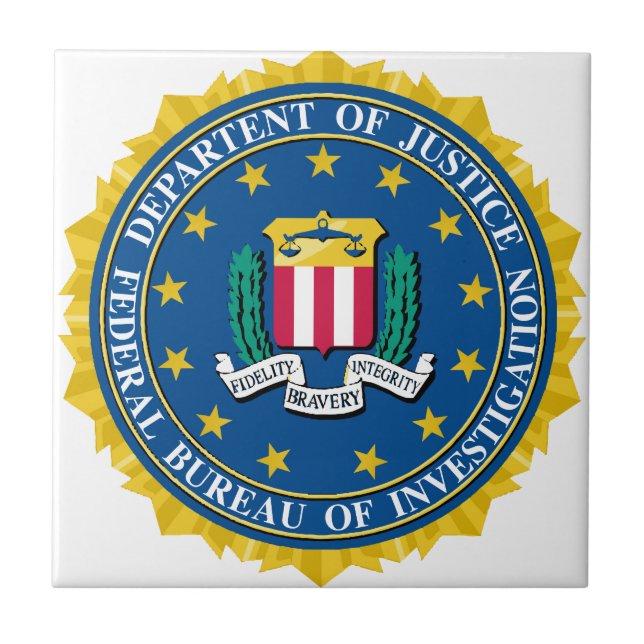 FBI Seal Kakelplatta (Framsidan)