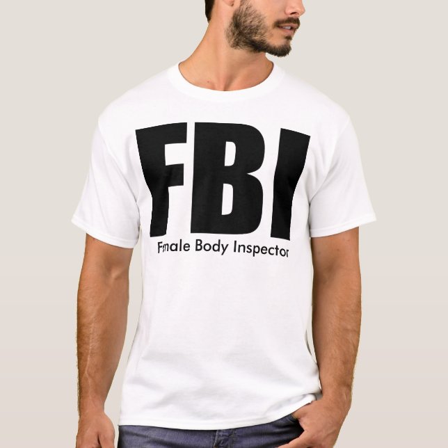 FBI - skjorta för anpassade t T-shirt (Framsida)
