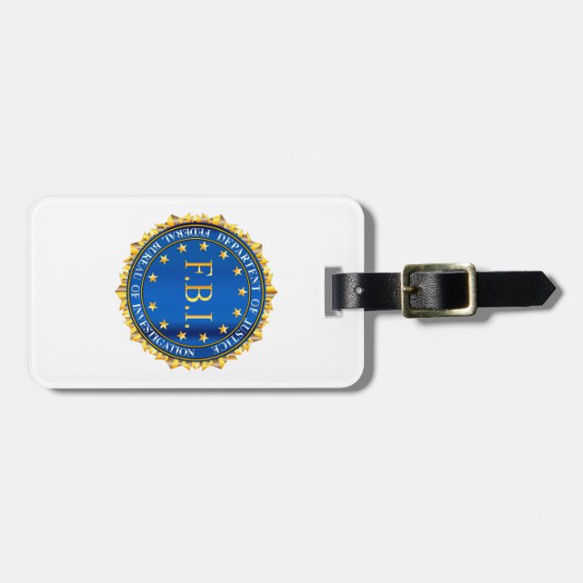 FBI Spoof Seal Bagagebricka (Horisontell Framsida)