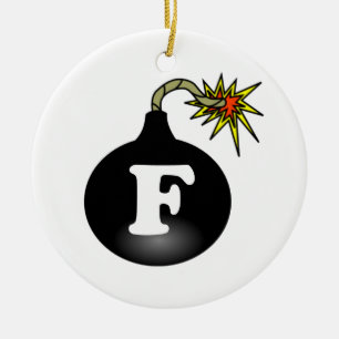FBomb klassiker Julgransprydnad Keramik