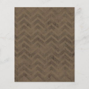 FBZB FASTSTÄLLD CHOCOLATE BROWN ZIG ZAGS ZIGZAG PA