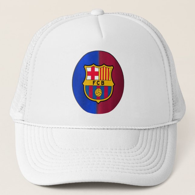 FC Barcelona Anpassad mössa – Barça Fanmössa med P Keps (Framsida)