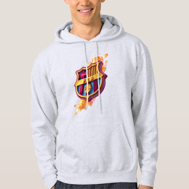 FC Barcelona Tröja Hoodie (Framsida)