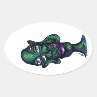 fc ovalt klistermärke