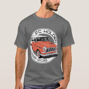 FC röda Holden - stationSedan - & vit T Shirt