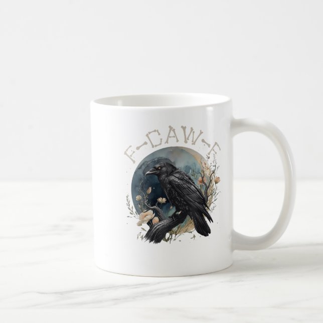 Fcawf Black-Kråkan Fcawf Black Kråka Kaffemugg (Höger)