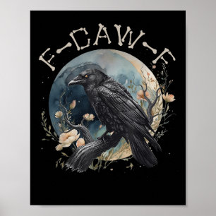 Fcawf Black-Kråkan Fcawf Black Kråka Poster