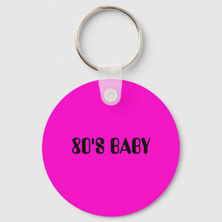 FCC "80'S BABY" KEYCHAIN BY BAGS NYCKELRING