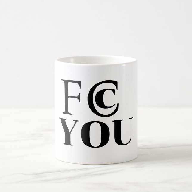 FCC YOU Coffee Mug Kaffemugg (Center)