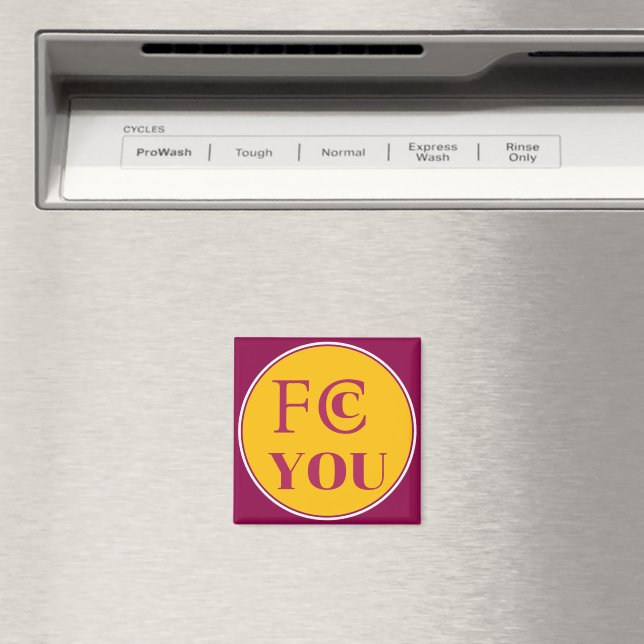 FCC YOU Kylskåpsmagnet (In Situ (Dishwasher))