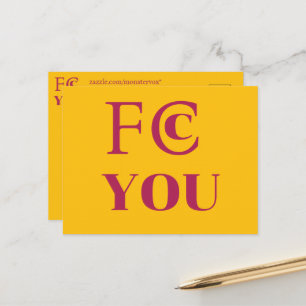 FCC YOU Vykort