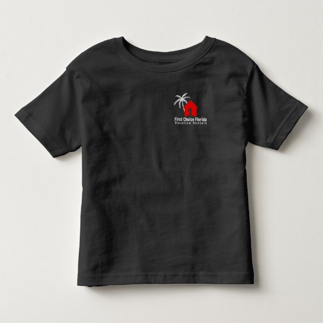 FCF Home Logotyp Småbarn Black T-Shirt (Framsida)