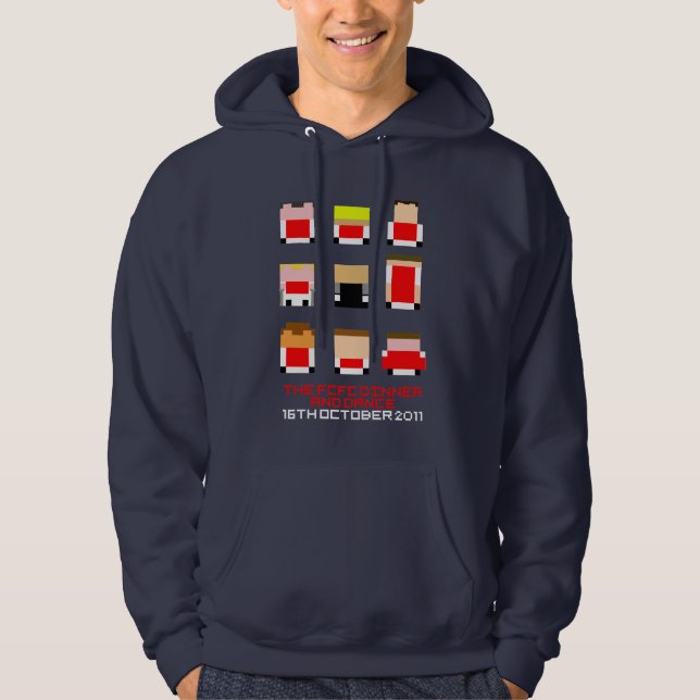 FCFC-middag- och danshoodie Hoodie (Framsida)