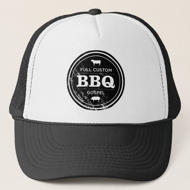 FCG-BBQ-Logotyp Hat Truckerkeps (Framsida)