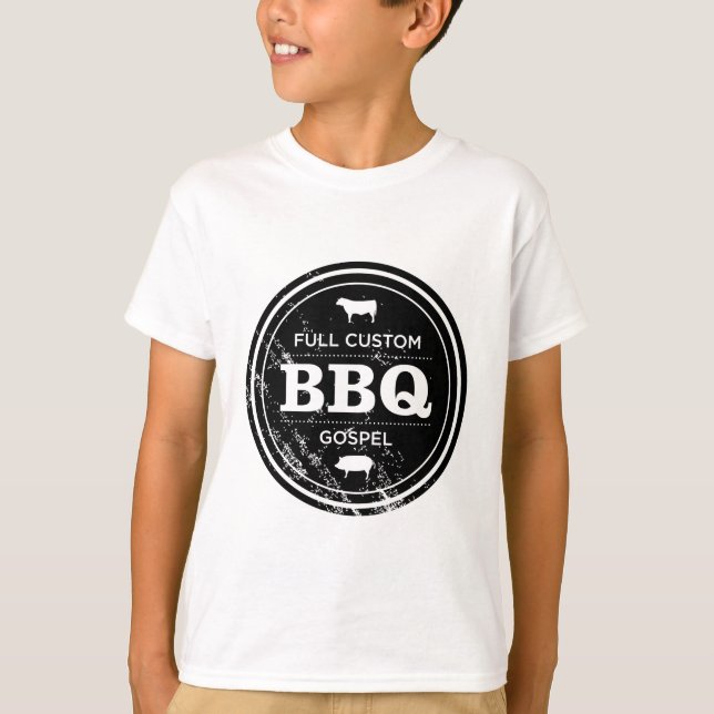 FCG-BBQ lurar logotyp T Tee Shirt (Framsida)
