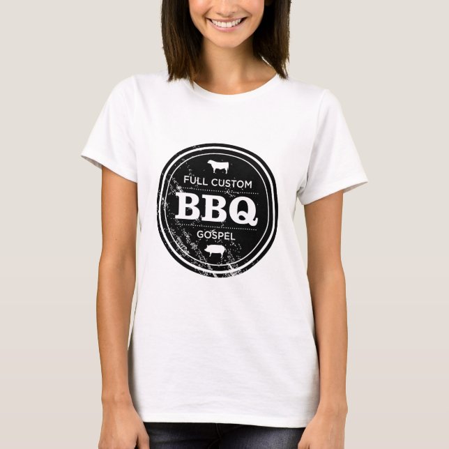 FCG--BBQdamlogotyp T Tröja (Framsida)