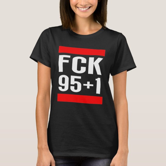 FCK 95+1 Anti Hannover Derby Braunschweig Football T Shirt (Framsida)
