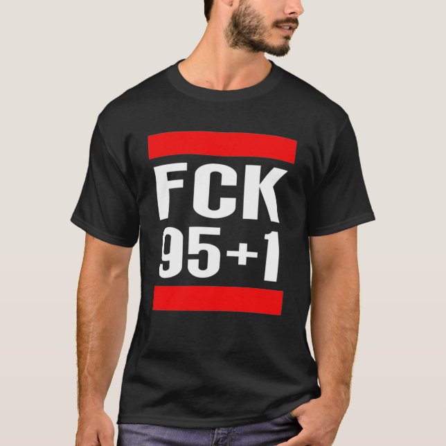 FCK 95+1 Anti Hannover Derby Braunschweig Football T Shirt (Framsida)