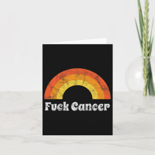 Fck Cancer Breast Cancer Awareness Gift Disted Kort