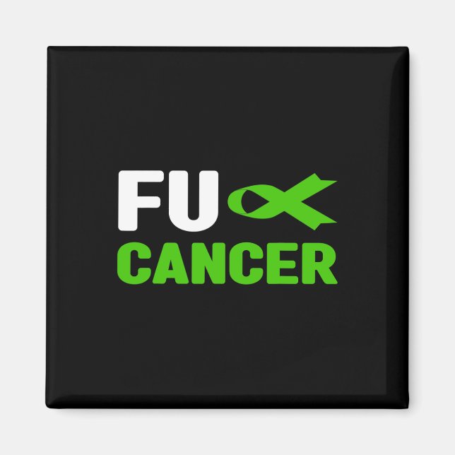 Fck Cancer - Fck Bile Duct Cancer Awareness 2 Magnet (Framsidan)