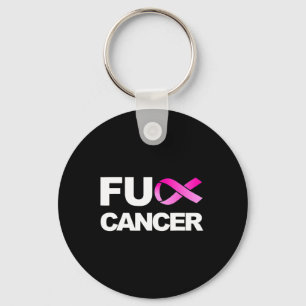 Fck Cancer - ökad medvetenhet om bröstcancer Nyckelring