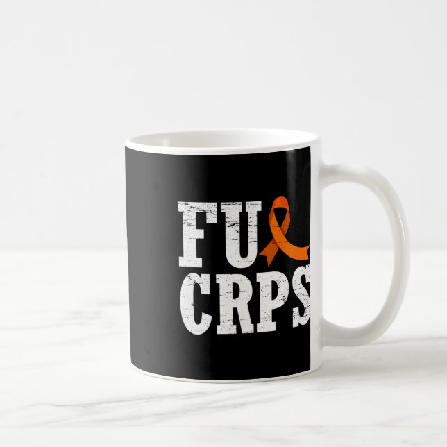 Fck Crps Warrior Supporter RSD Crps Awareness Kaffemugg (Höger)