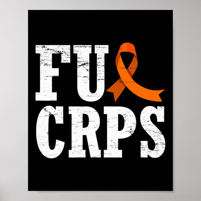 Fck Crps Warrior Supporter RSD Crps Awareness Poster (Framsidan)