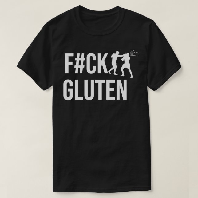 FCK Gluten Inolerent Food Allergy Gift T Shirt (Design framsida)