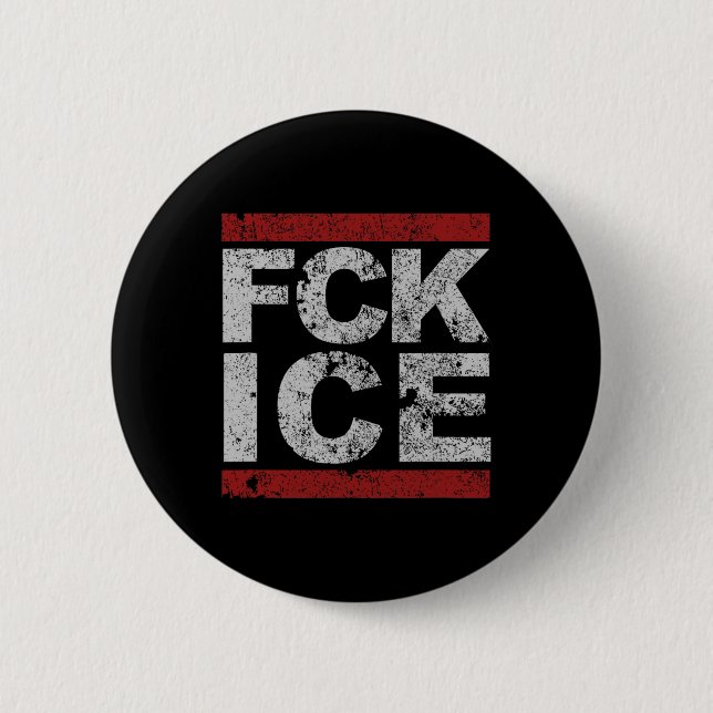 Fck Ice Distress Knapp (Framsida)