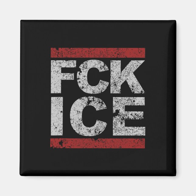 Fck Ice Distress Magnet (Framsidan)