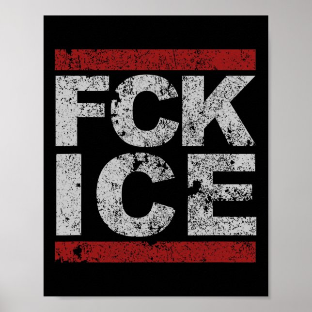 Fck Ice Distress Poster (Framsidan)