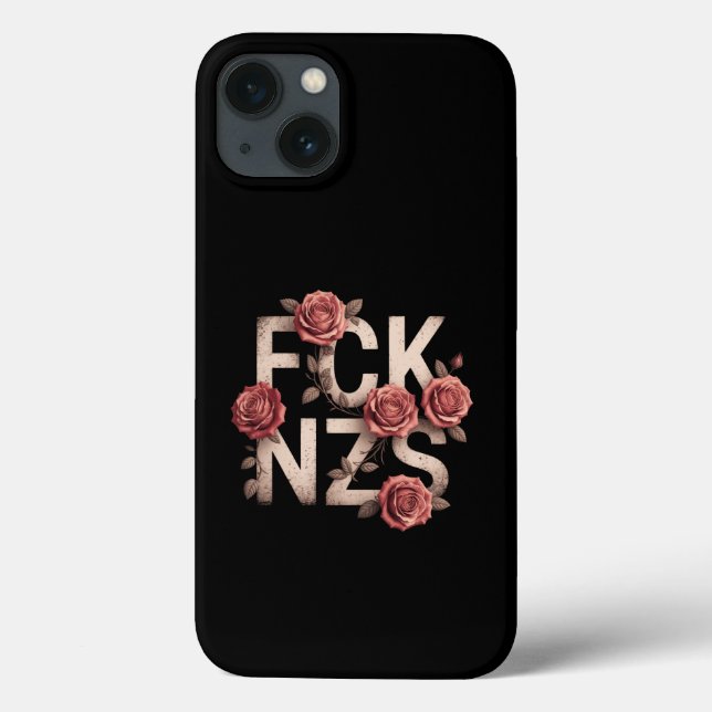 FCK NZS Blommig Mot Höger Inga Nazister Lgbtq+ (Baksida)