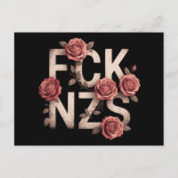 FCK NZS Blommig Mot Höger Inga Nazister Lgbtq+
