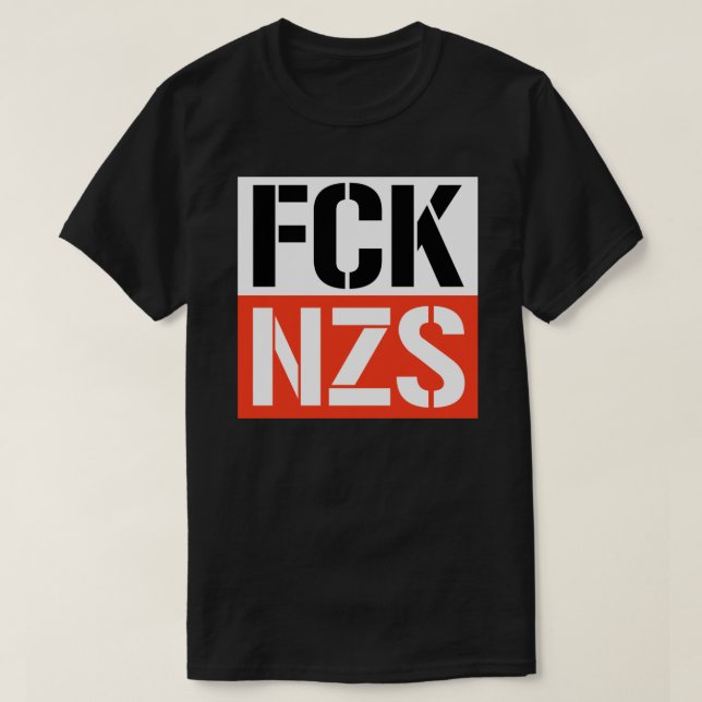 FCK NZS-etikett T Shirt (Design framsida)