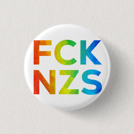 FCK NZS Regenbogen auf weiß Knapp