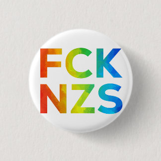 FCK NZS Regenbogen auf weiß Knapp