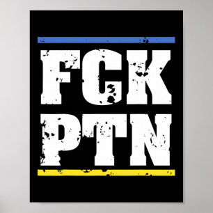Fck Ptn Ukraina Poster