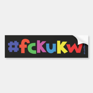 #fckukw-bummer bildekal