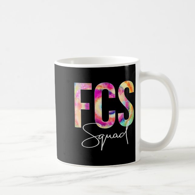 Fcs Squad Tie Dye Back To School Women Appreciatio Kaffemugg (Höger)
