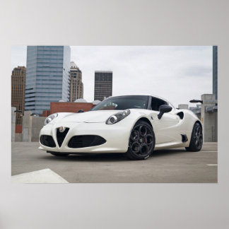 FCTC - vattenstämpelfri poster - Alfa Romeo 4C