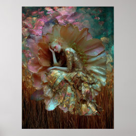 - FD2 Drömskt Förtrollande Fantasy Muse Iridescent Poster