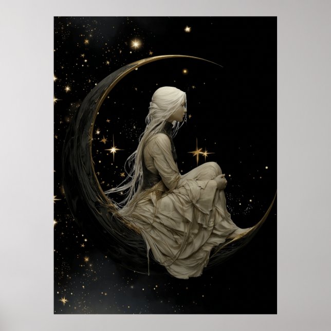 FD2 Enchanted 7 Crescent Moon Goddess Poster (Framsidan)