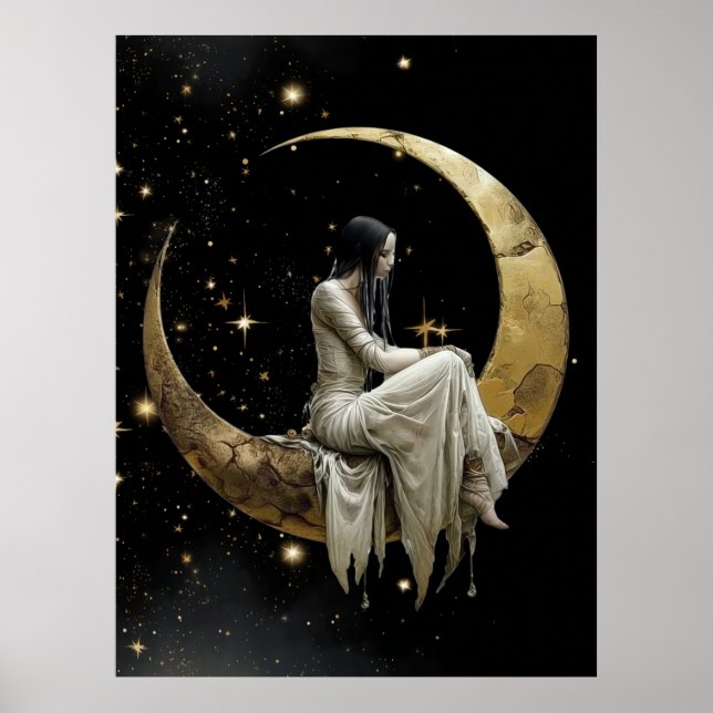 FD2 Enchanted 9 Crescent Moon Goddess Poster (Framsidan)