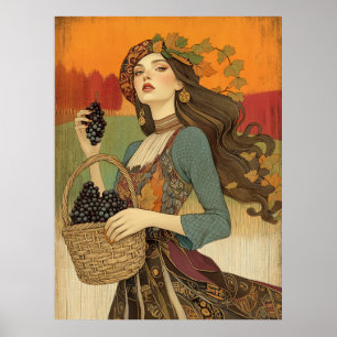 *~* FD2 Fall Girl Autumn Graphics 5 Poster
