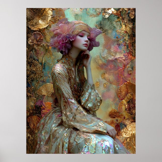 - FD2 Förtrollande Fantasi Drömmig Mus Iridescent  Poster (Framsidan)