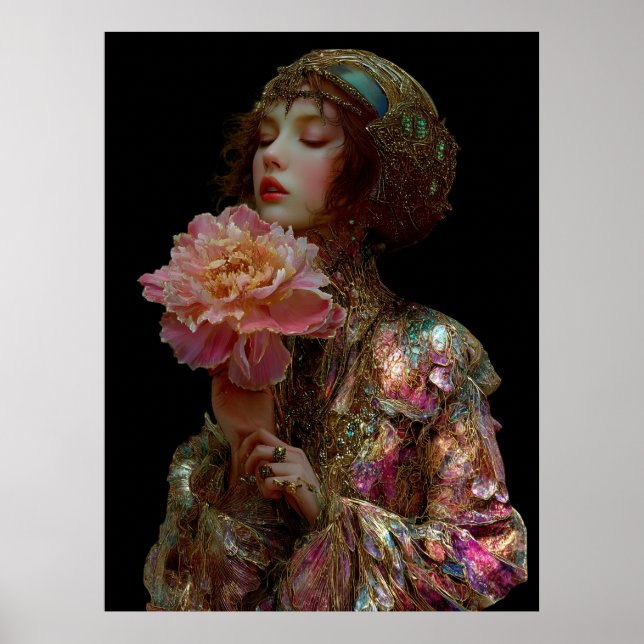 - FD2 Förtrollande Fantasy Drömmig Muse 3 Iridesce Poster (Framsidan)