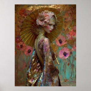 - FD2 Förtrollande Fantasy Drömmig Muse Iridescent Poster