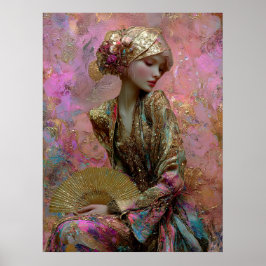 - FD2 Förtrollande Fantasy Drömmig Muse Iridescent Poster